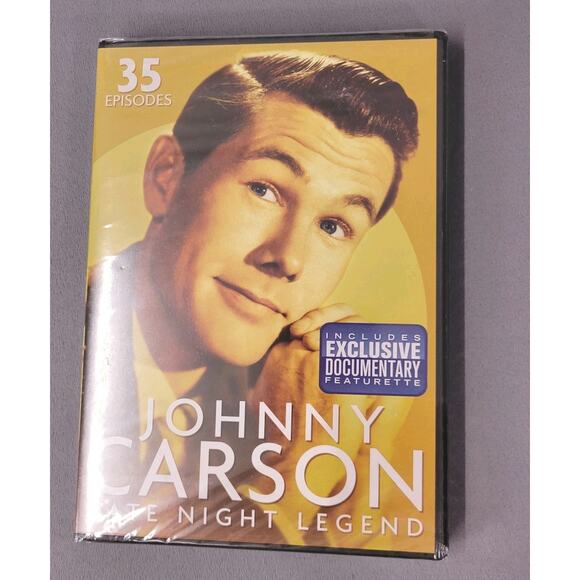 Johnny Carson DVD The Late Night Legend Exclusive Documentary35 Episodes New - Picture 1 of 6
